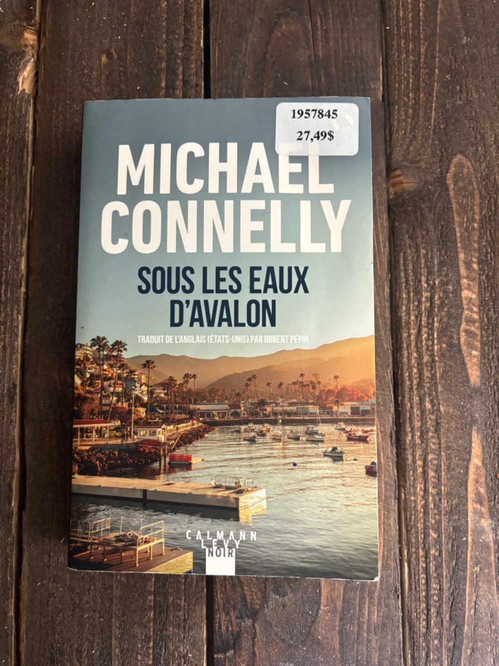 Michael Connelly "Sous les Eaux d'Avalon" - Teal Gradient Cover